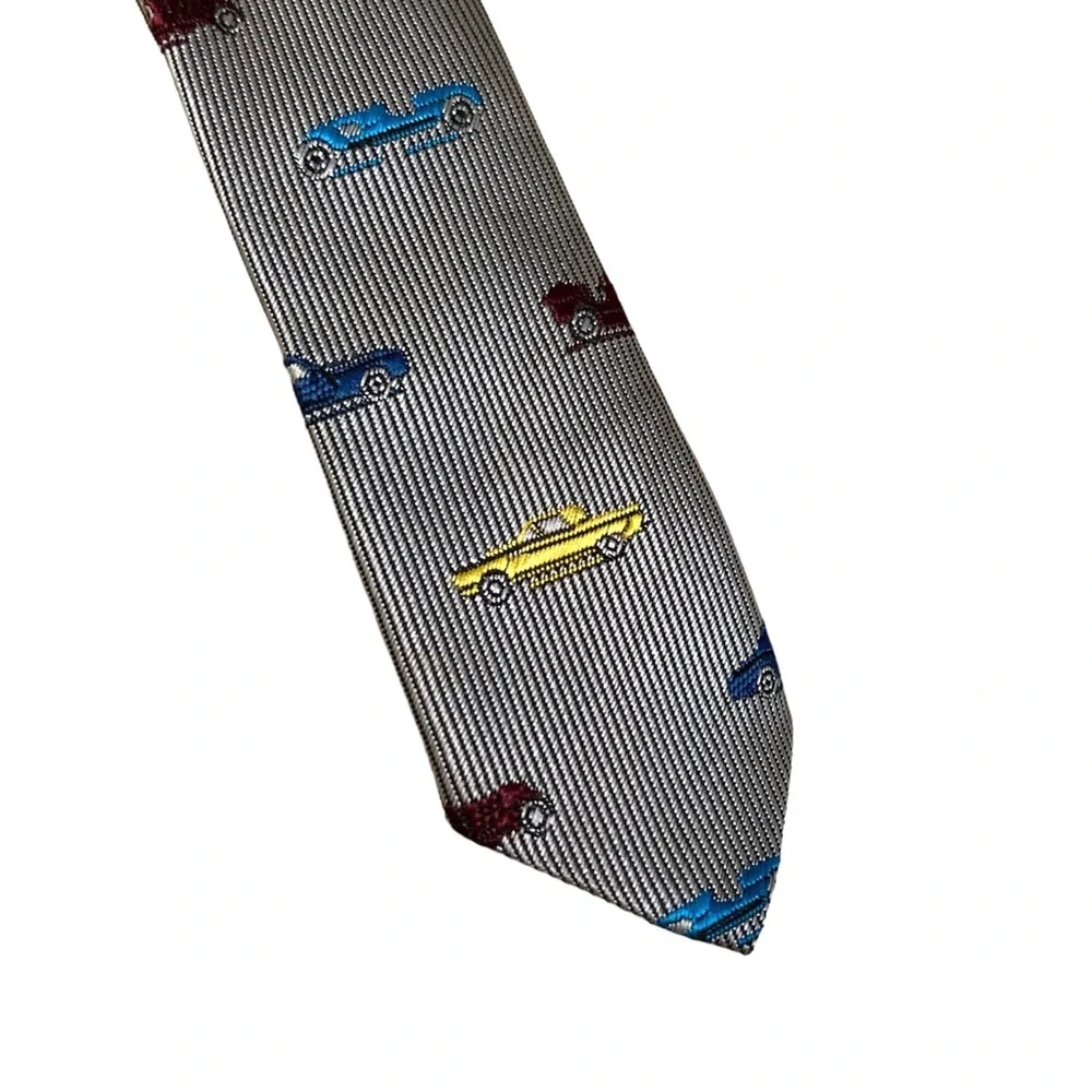 George Sports Cars Clip-On Necktie